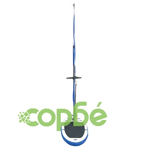 Комплект надуваем стендъп падъл борд с платна, синьо и бяло ➤ топ цена ➤ sorbe.bg