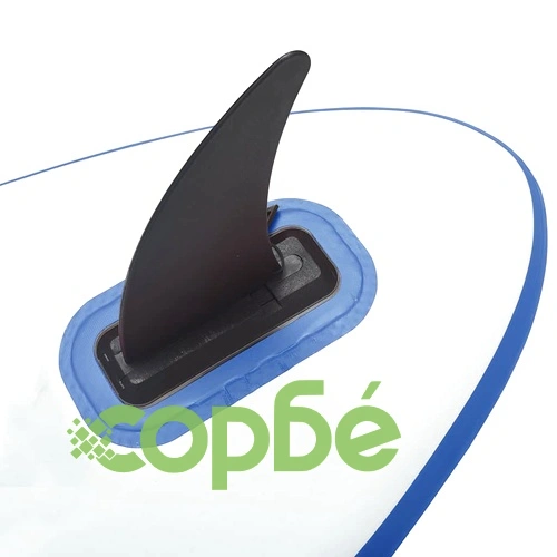 Комплект надуваем стендъп падъл борд с платна, синьо и бяло ➤ топ цена ➤ sorbe.bg