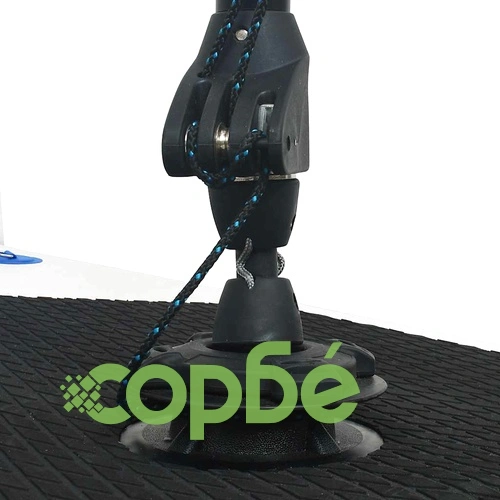 Комплект надуваем стендъп падъл борд с платна, синьо и бяло ➤ топ цена ➤ sorbe.bg