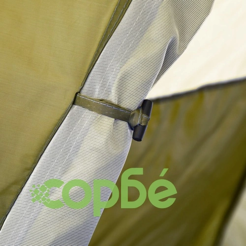 Pop up палатка за къмпинг 2-3-местна 240x210x140 см зелена ➤ топ цена ➤ sorbe.bg