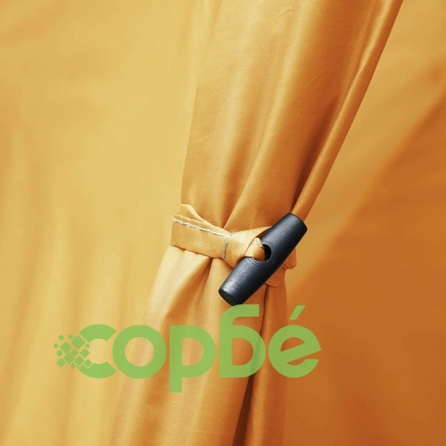Pop up палатка за къмпинг, 3-местна, жълта ➤ топ цена ➤ sorbe.bg