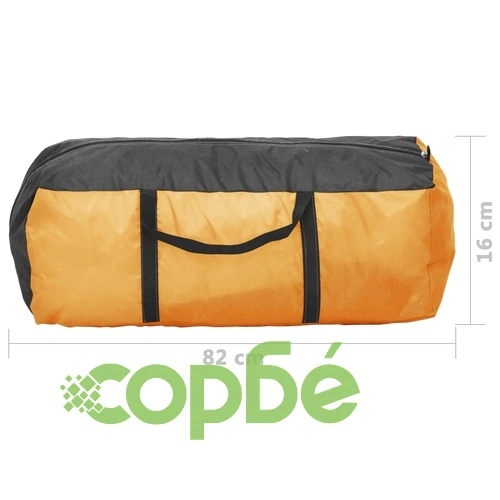 Pop up палатка за къмпинг, 3-местна, жълта ➤ топ цена ➤ sorbe.bg