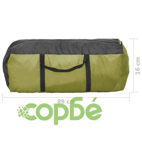 Pop up палатка за плаж, 220x220x160 см, зелена ➤ топ цена ➤ sorbe.bg
