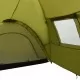Палатка за къмпинг тип иглу, 650x240x190 см, 8-местна, зелена