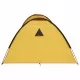 Палатка за къмпинг тип иглу, 650x240x190 см, 8-местна, жълта