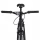 Велосипед с фиксирана предавка, черно и оранжево, 700c, 59 см
