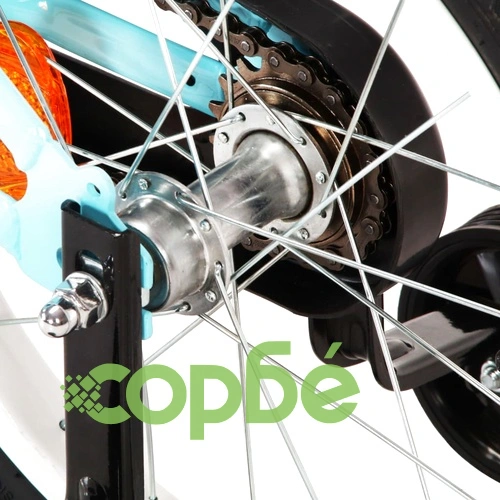 Детски велосипед, 16 цола, черно и синьо ➤ топ цена ➤ sorbe.bg