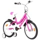 Детски велосипед, 16 цола, черно и розово