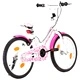 Детски велосипед, 18 цола, розово и бяло