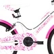 Детски велосипед, 18 цола, розово и бяло