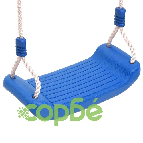 Детски люлки с въжета, 2 бр, сини, 37x15 см, полиетилен ➤ топ цена ➤ sorbe.bg