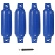 Броня за лодка 4 бр синя 41x11,5 см PVC Броня за лодка 4 бр синя 41x11,5 см PVC