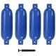 Броня за лодка 4 бр синя 51x14 см PVC
