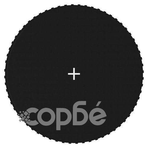 Отскачаща повърхност за кръгъл батут 12 Ft/3,66 м черен текстил ➤ топ цена ➤ sorbe.bg