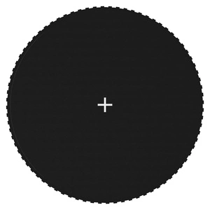 Отскачаща повърхност за кръгъл батут 14 Ft/4,27 м черен текстил