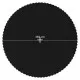 Отскачаща повърхност за кръгъл батут 14 Ft/4,27 м черен текстил
