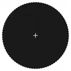Отскачаща повърхност за кръгъл батут 15 Ft/4,57 м черен текстил