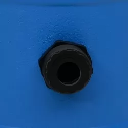 Филтърна помпа за басейн, черно и синьо, 4 куб.м./ч