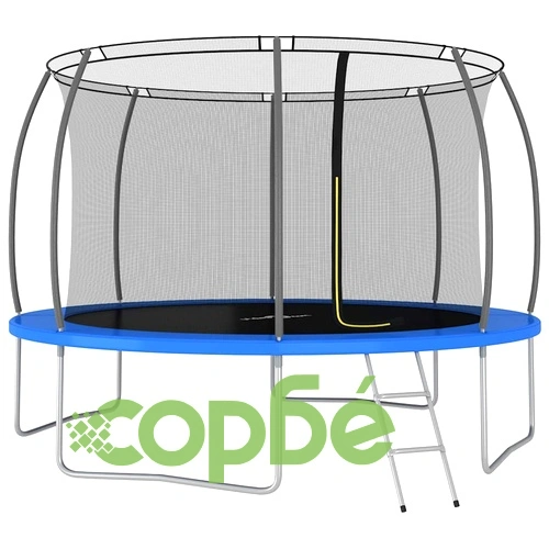 Комплект батут, кръгъл, 366x80 см, 150 кг ➤ топ цена ➤ sorbe.bg