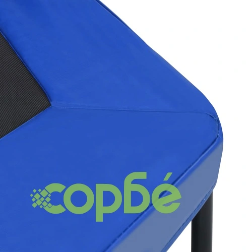 Фитнес батут с дръжка и предпазна подложка, шестоъгълен, 122 см ➤ топ цена ➤ sorbe.bg