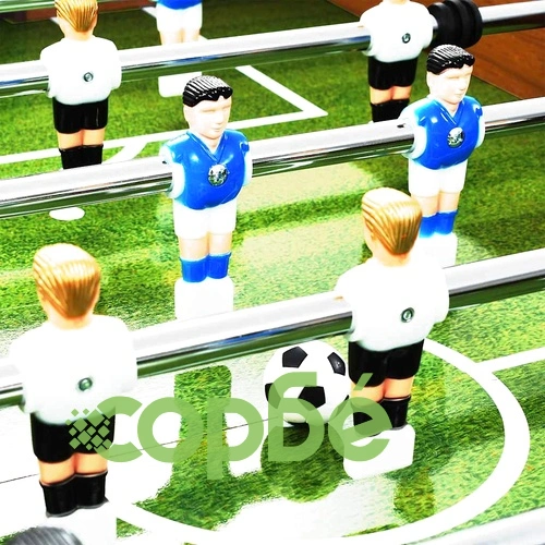 Футболна маса джаги стомана 60 кг 140x74,5x87,5 см светлокафява ➤ топ цена ➤ sorbe.bg