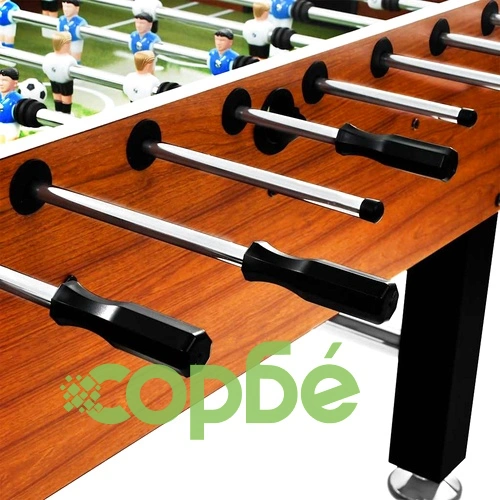Футболна маса джаги стомана 60 кг 140x74,5x87,5 см светлокафява ➤ топ цена ➤ sorbe.bg