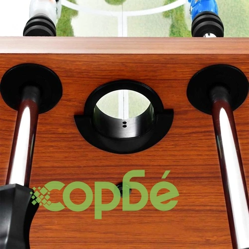 Футболна маса джаги стомана 60 кг 140x74,5x87,5 см светлокафява ➤ топ цена ➤ sorbe.bg