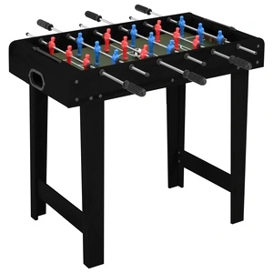 Мини маса за джаги, 69x37x62 см, черна