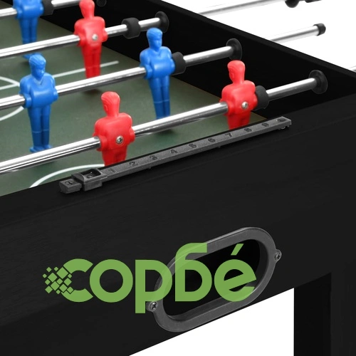 Мини маса за джаги, 69x37x62 см, черна ➤ топ цена ➤ sorbe.bg