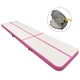 Надуваем дюшек за гимнастика с помпа, 600x100x15 см, PVC, розов