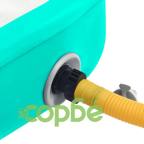 Надуваем дюшек за гимнастика с помпа, 600x100x15 см, PVC, зелен ➤ топ цена ➤ sorbe.bg