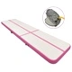 Надуваем дюшек за гимнастика с помпа, 700x100x15 см, PVC, розов