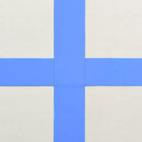 Надуваем дюшек за гимнастика с помпа, 700x100x15 см, PVC, син ➤ топ цена ➤ sorbe.bg
