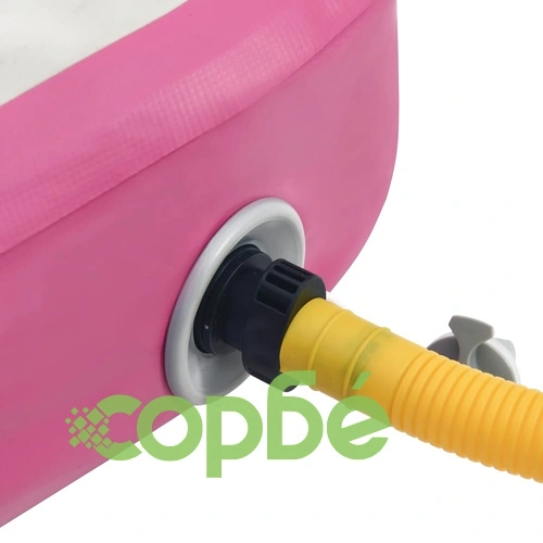 Надуваем дюшек за гимнастика с помпа, 500x100x20 см, PVC, розов ➤ топ цена ➤ sorbe.bg