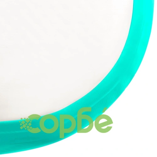 Надуваем дюшек за гимнастика с помпа, 600x100x20 см, PVC, зелен ➤ топ цена ➤ sorbe.bg