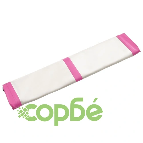 Надуваем дюшек за гимнастика с помпа, 200x200x10 см, PVC, розов ➤ топ цена ➤ sorbe.bg