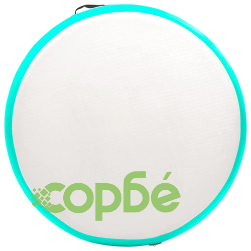 Надуваем гимнастически дюшек с помпа, 100x100x15 см, PVC, зелен ➤ топ цена ➤ sorbe.bg