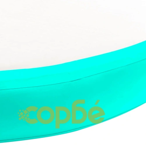 Надуваем гимнастически дюшек с помпа, 100x100x15 см, PVC, зелен ➤ топ цена ➤ sorbe.bg