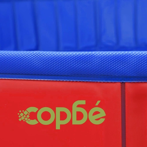 Сгъваем басейн за кучета, червен, 200x30 см, PVC ➤ топ цена ➤ sorbe.bg