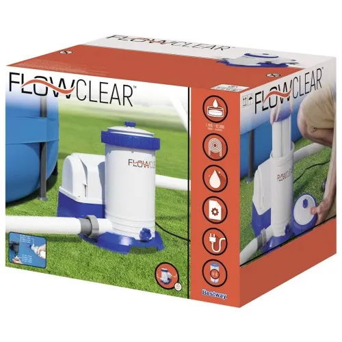 Bestway Филтърна помпа за басейн Flowclear 9463 л/ч ➤ топ цена ➤ sorbe.bg
