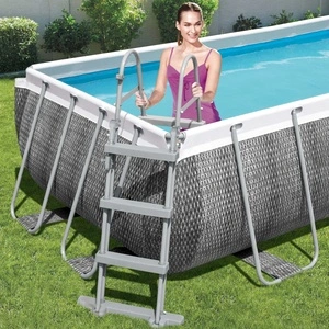 Bestway Flowclear Стълба за басейн, 4 стъпала, 107 см