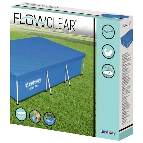 Bestway Покривало за басейн Flowclear, 304x205x66 см ➤ топ цена ➤ sorbe.bg