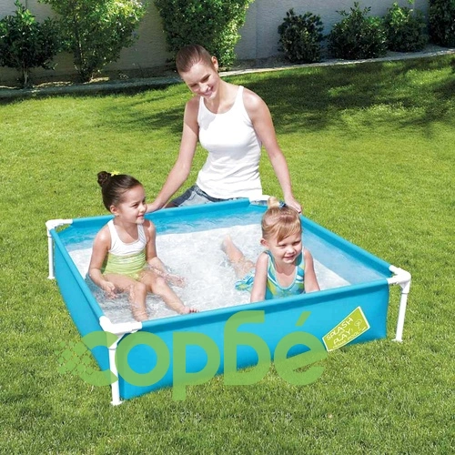 Bestway Басейн My First Frame Pool 122x122x30,5 см ➤ топ цена ➤ sorbe.bg