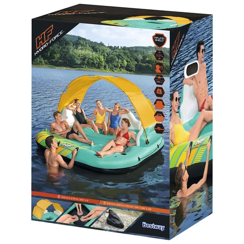 Bestway Надуваем остров за 5 души Sunny Lounge 291x265x83 см ➤ топ цена ➤ sorbe.bg