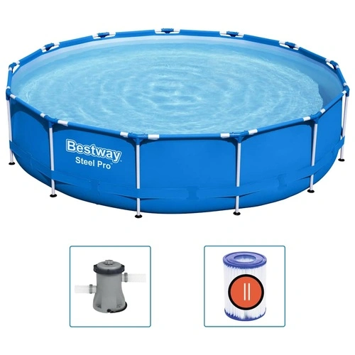 Bestway Steel Pro Басейн с рамка 396x84 см ➤ топ цена ➤ sorbe.bg