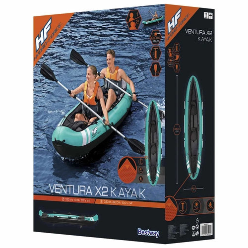 Bestway Надуваем каяк Hydro-Force Ventura X2, 330x86 см ➤ топ цена ➤ sorbe.bg