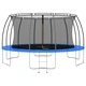Комплект батут, кръгъл, 488x90 см, 150 кг