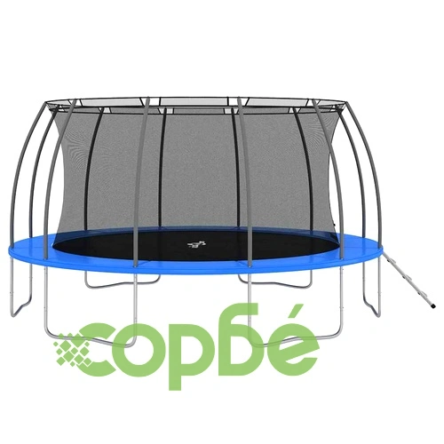 Комплект батут, кръгъл, 488x90 см, 150 кг ➤ топ цена ➤ sorbe.bg