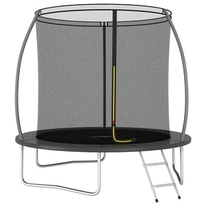 Комплект батут, кръгъл, 244x55 см, 100 кг