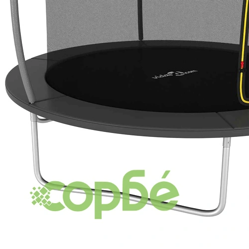 Комплект батут, кръгъл, 244x55 см, 100 кг ➤ топ цена ➤ sorbe.bg